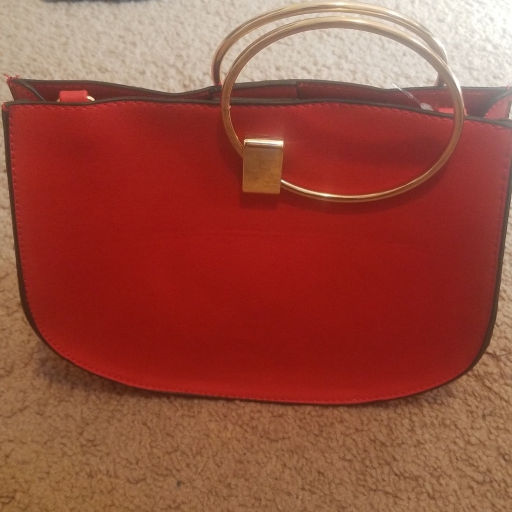 Cute orange ladies mini bag